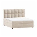 Bež boxspring postelja s prostorom za shranjevanje 180x200 cm Flip – Ropez