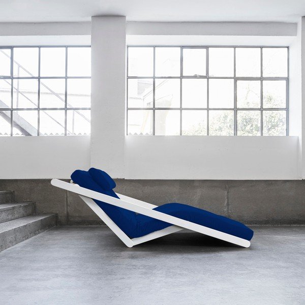 Dvosedežni variabilni ležalnik Karup Figo White/Royal-image-1