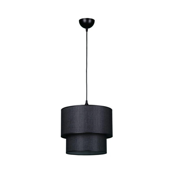 Črna viseča svetilka 25x25 cm Cake - Magenta Home