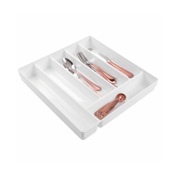 Beli organizator za jedilni pribor InterDesign Linus-image-1