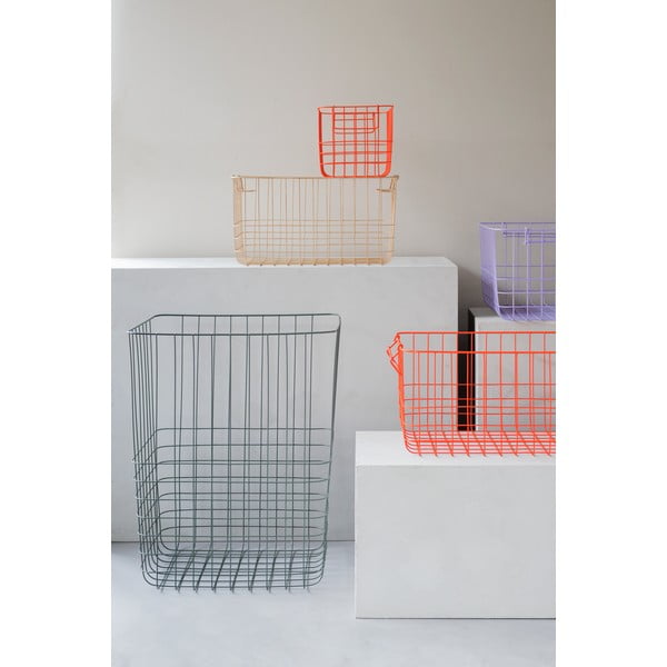 Zelen kovinski/tekstilni koš za perilo 64 l Store-It – Mette Ditmer Denmark-image-3