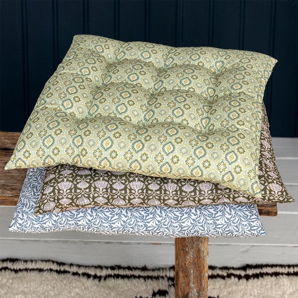 Bombažna sedežna blazina 37x37 cm Leaf – Rex London-image-1