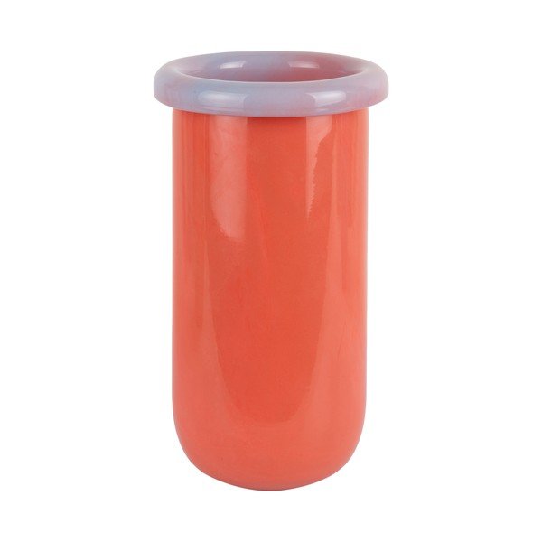 Oranžna steklena vaza (višina 25 cm) Plegado  – PT LIVING