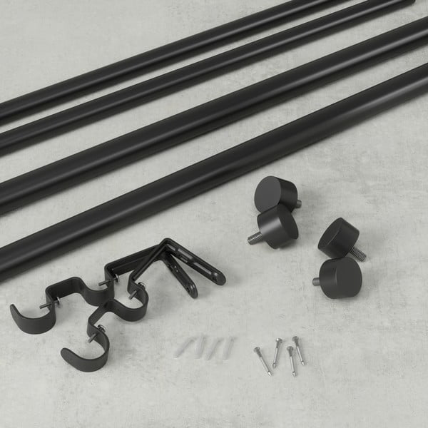 Jeklena raztegljiva dvojna karnisa 91 - 168 cm Cappa - Umbra-image-4