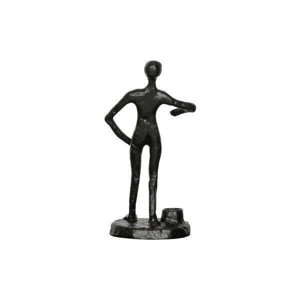 Črn svečnik WOOOD Mattie-image-4