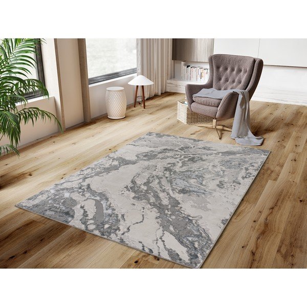 Siva preproga 160x230 cm Agata – Universal-image-1