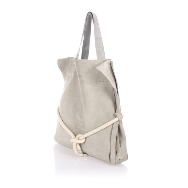 Siva usnjena torbica Giulia Massari Darcy-image-1