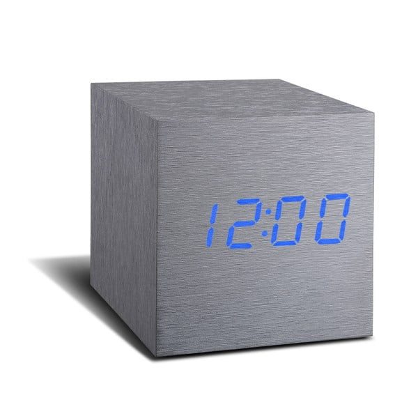LED budilka Click Clock Maxi Blue