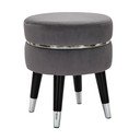 Siv žameten tabure Paris – Mauro Ferretti