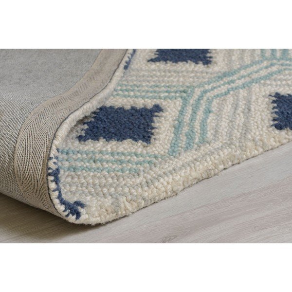 Bež-modra volnena preproga Flair Rugs Marco, 120 x 170 cm-image-3