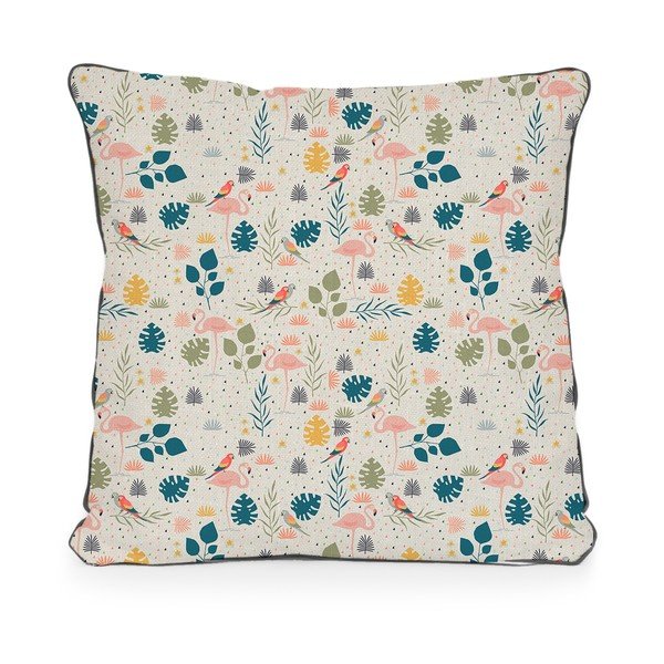 Obojestranska okrasna blazina Little Nice Things Flamingo-image-2
