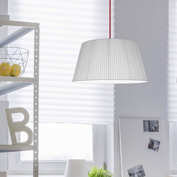 Light Kami L, bel/rdeč kabel-image-1