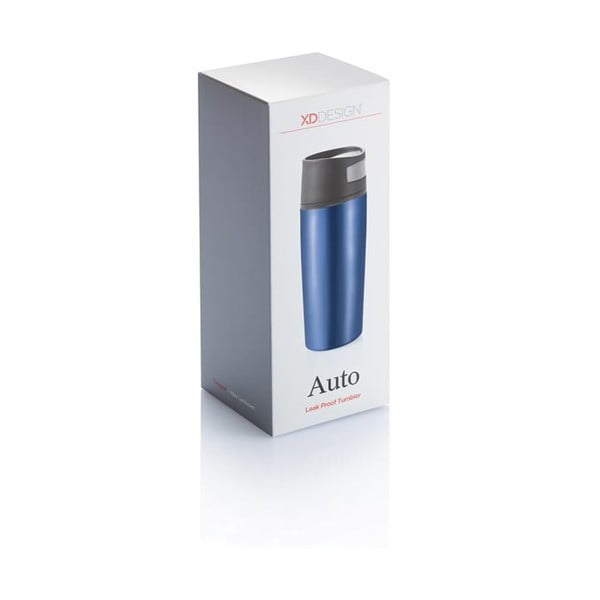 XD Design Leak Blue Car Thermal Mug, 400 ml-image-1