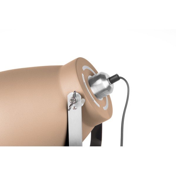 Peščeno rjava stoječa svetilka z detajli v srebrni barvi Leitmotiv Mingle-image-2