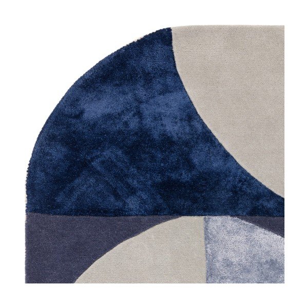 Temno modra volnena preproga 160x230 cm Indigo – Asiatic Carpets-image-4
