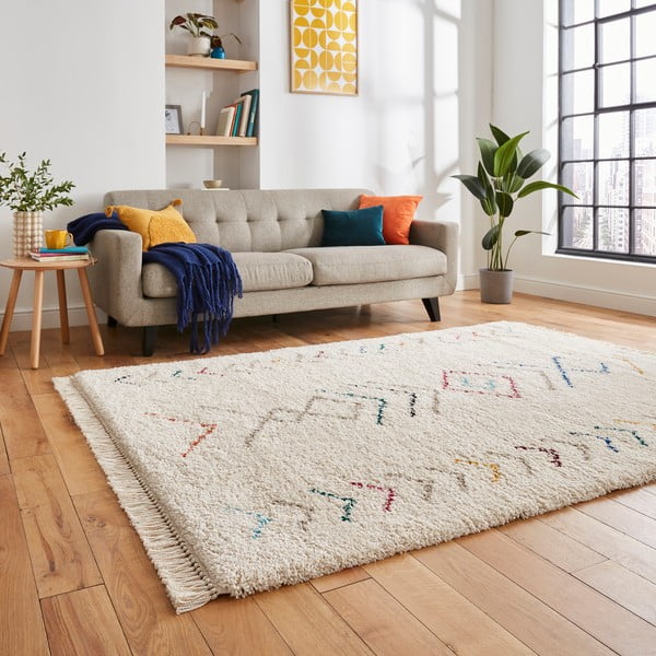Kremno bela preproga 160x220 cm Boho – Think Rugs-image-1