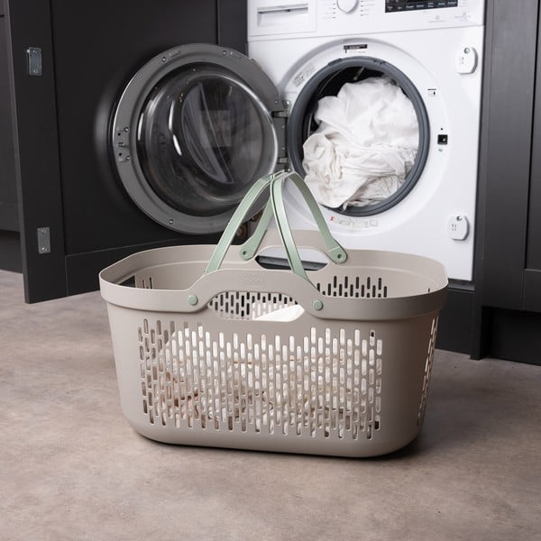 Svetlo rjav plastičen koš za perilo 45 l – Addis-image-3