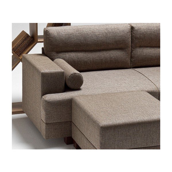 Rjava zofa z otomanom Balcab Home Ivett-image-3