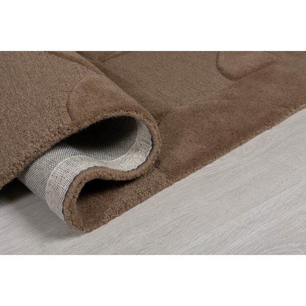 Rjava volnena preproga Flair Rugs Gigi, 120 x 170 cm-image-2