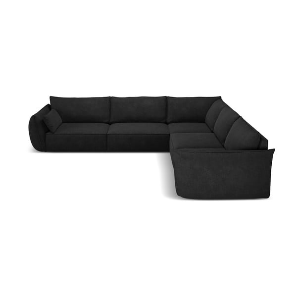 Temno siv kotni kavč (obojestranski) Vanda - Mazzini Sofas