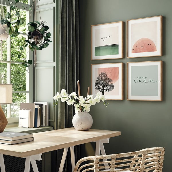 Slike v kompletu 4 ks 30x30 cm Calm-image-1