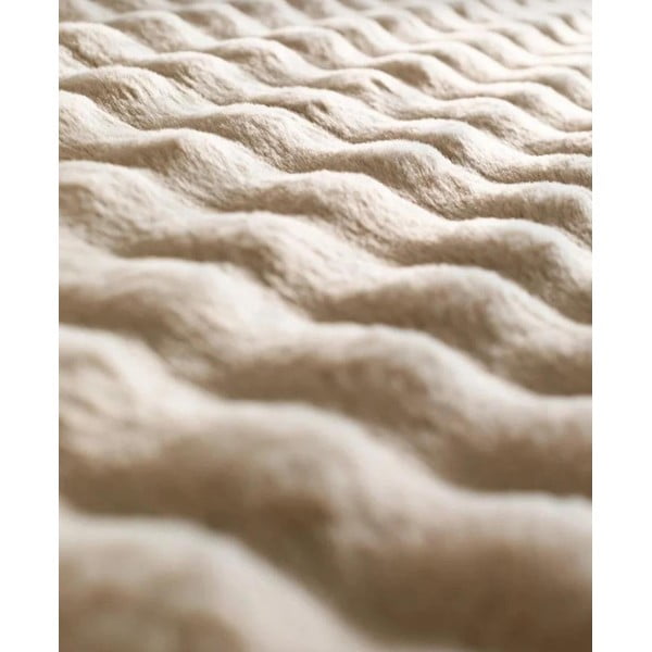 Bež pralna okrogla preproga ø 80 cm Bubble Cream – Mila Home-image-3