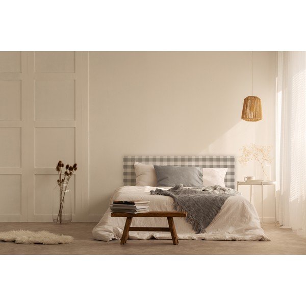 Sivo oblazinjeno vzglavje 165x52 cm Billie – Really Nice Things-image-2