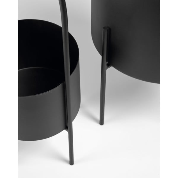 Kovinski okrasni cvetlični lonci v kompletu 2 ks ø 25 cm Mash – Kave Home-image-4