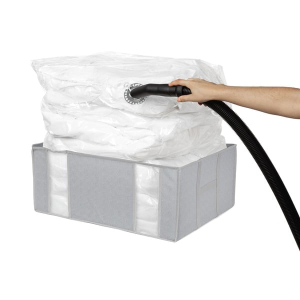 Vakuumska ojačana tekstilna škatla za shranjevanje oblačil Boston – Compactor