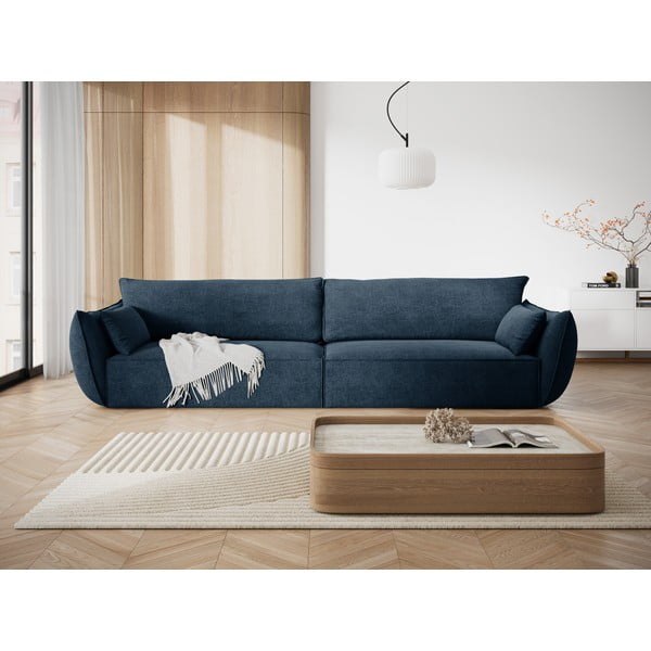 Temno moder kavč 248 cm Vanda - Mazzini Sofas-image-1