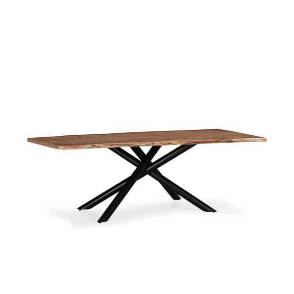 Jedilna miza iz masivne akacije 100x220 cm Anuri – MOME