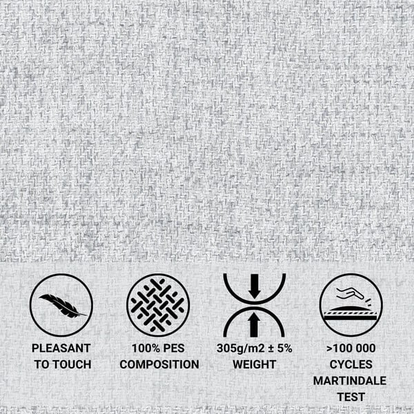 Svetlo siva oblazinjena zakonska postelja s prostorom za shranjevanje z letvenim dnom 160x200 cm Baleine – Maison de Rêve-image-1