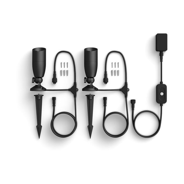 LED pametna zunanja svetilka 5 W Ground Spot Starter Kit – WiZ-image-2