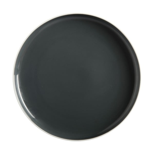 Temno siv porcelanast krožnik Maxwell & Williams Tint, ø 20 cm
