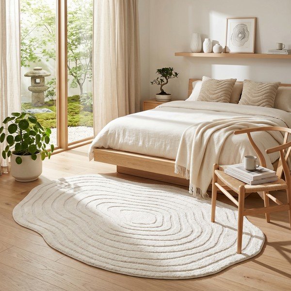 Kremno bela preproga 160x230 cm Pebble – ESTE-image-4
