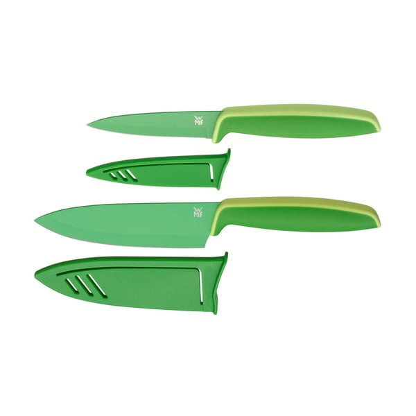 Komplet 2 zelenih nožev s pokrovom WMF Touch