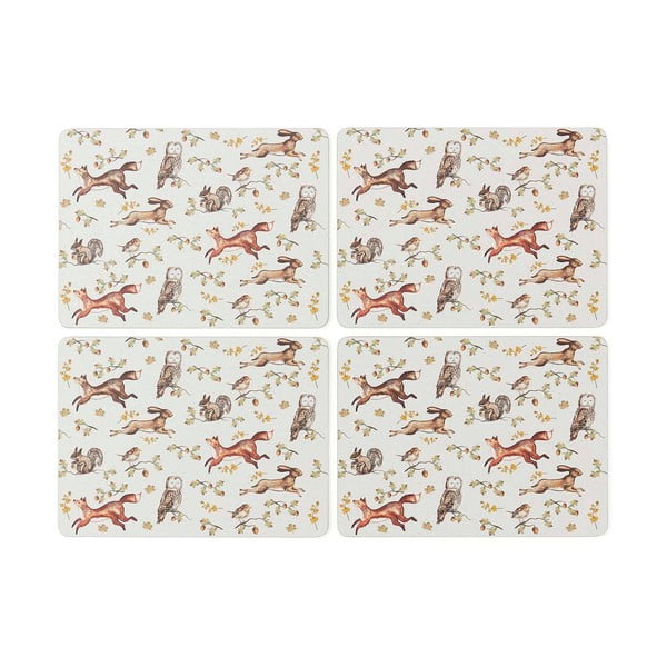 Pogrinjki v kompletu 4 ks iz plute 21x29 cm Forest Fable – Cooksmart ®-image-2