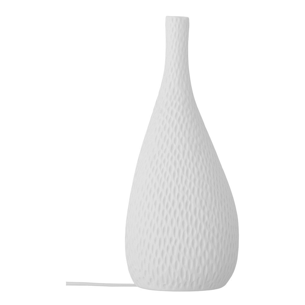 Bela namizna svetilka (višina 32 cm) Pela