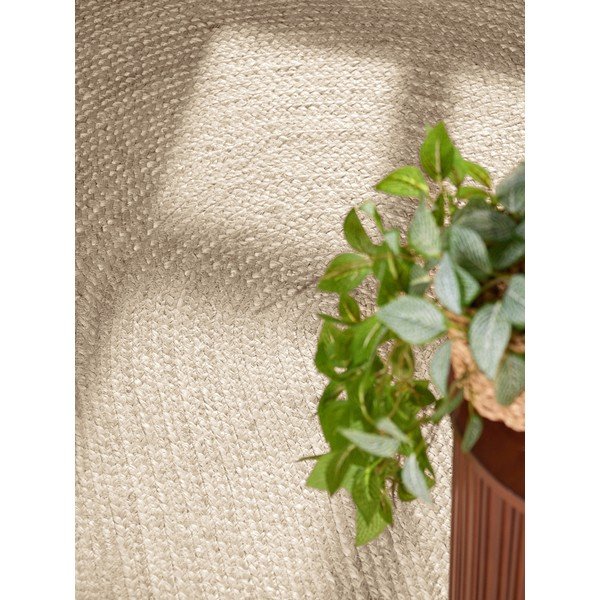 Kremno bela obojestranska/ročno tkana preproga iz jute 160x230 cm Braided – Hanse Home-image-2