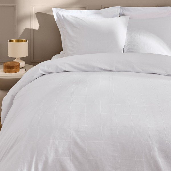 Bela podaljšana posteljnina za zakonsko posteljo 240x220 cm Linella – douceur d'intérieur-image-2