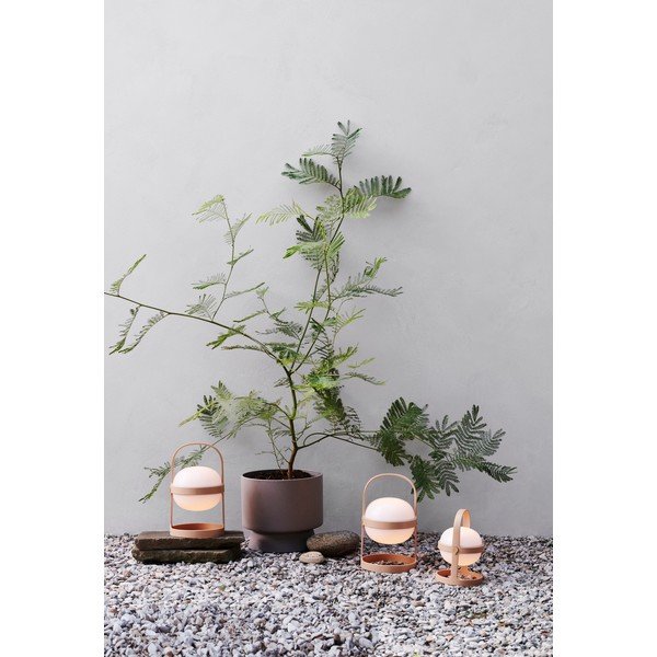 LED prenosljiva zunanja svetilka s solarnim panelom in USB ø 15 cm Soft Spot – Rosendahl-image-2