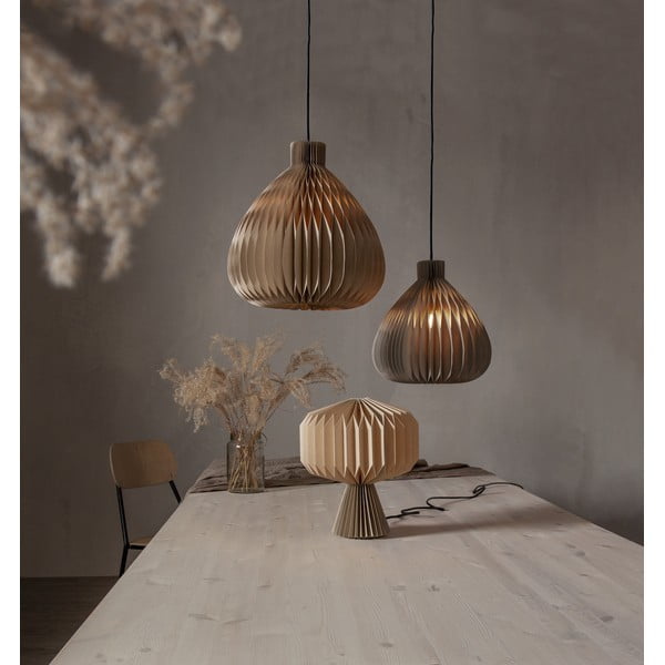 Svetlo rjavo senčilo ø 38 cm Honeycomb – Star Trading-image-3