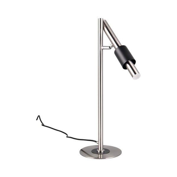 Črno-srebrna LED namizna svetilka (višina 50 cm) Ikaris – Trio Select