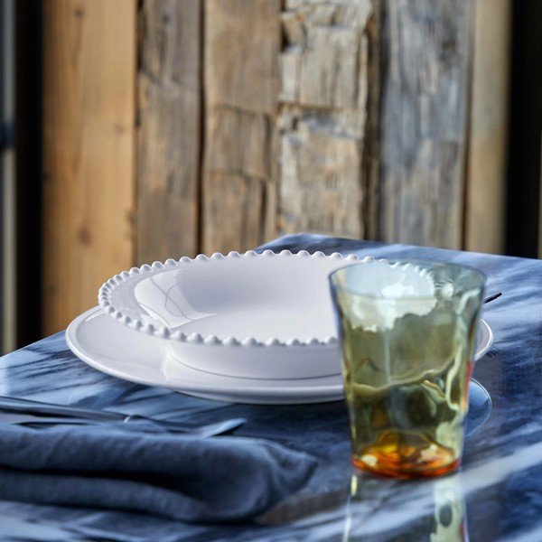 Bel keramičen krožnik za juho Costa Nova Pearl, ⌀ 24 cm-image-2