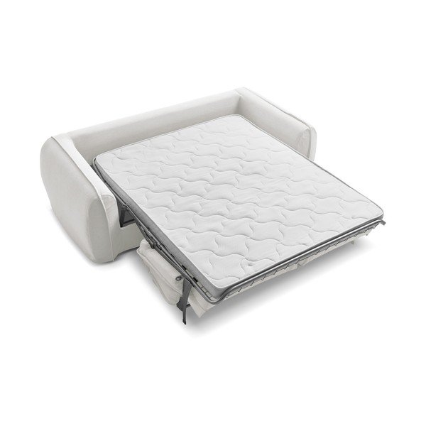 Bela sedežna garnitura za spanje/raztegljiva 236 cm Archimede – Bobochic Paris-image-4