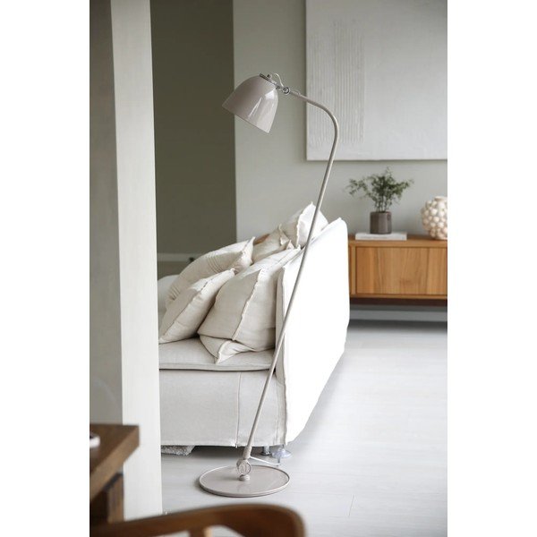 Sivo-bež stoječa svetilka s kovinskim senčilom (višina 130 cm) Tilt – Markslöjd-image-4
