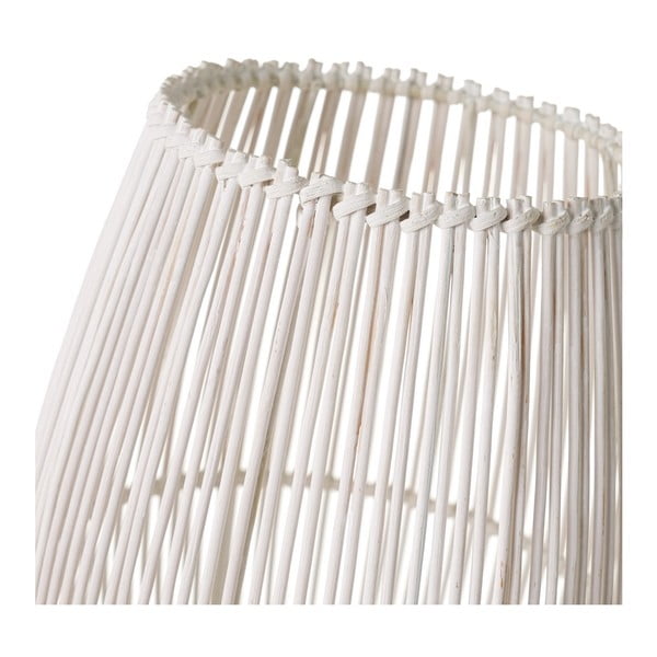 Bela bambusova namizna svetilka z bambusovim senčnikom (višina 29 cm) – Casa Selección-image-2