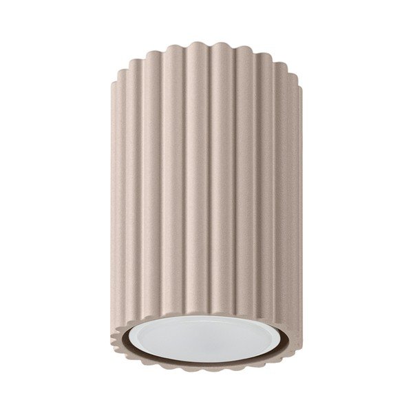 Sivorjavo kovinsko točkovno svetilo ø 6,5 cm Gleam – Sollux