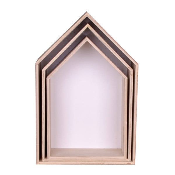 Komplet 3 lesenih polic House Nordic Verona-image-2