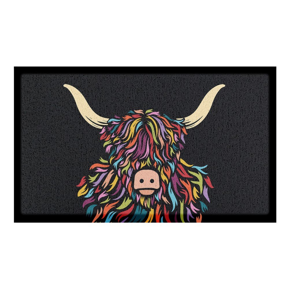 Predpražnik iz PVC-ja 40x70 cm Highland Cow